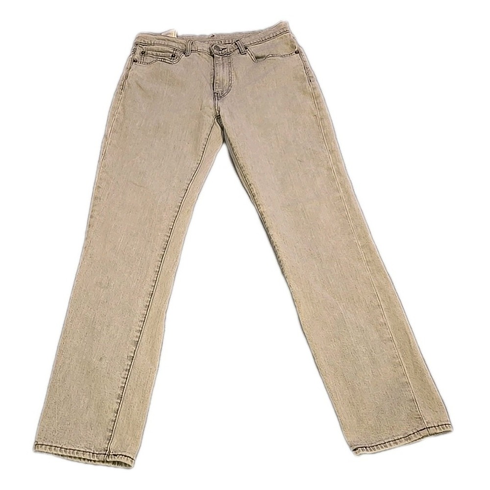 Levis 511 Slim Fit Jeans Mens 32x32 Gray Stretch Denim Pants Tapered Casual EUC